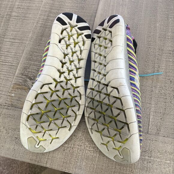 Nike Free RN Motion Flyknit Women's US 8 Blue Purple Running Shoes 834585-006 - Picture 9 of 9